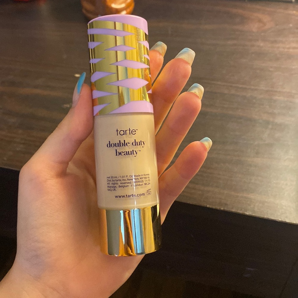 Tarte foundation used once. Too light for me. Shade 12N fair neutral